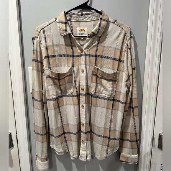 C&C California Tops - Soft Flannel Button Up
